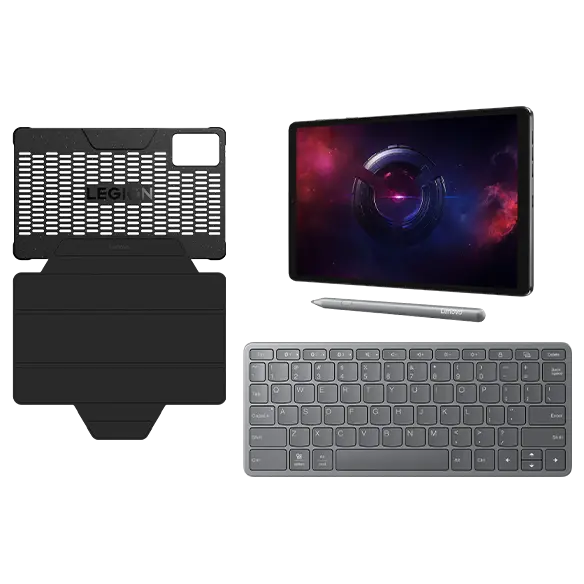 Lenovo Legion Tab (12GB 256GB) + Pen, Folio & Bluetooth Keyboard Qualcomm® Snapdragon™ 8 Gen 3 Processor (3.30 GHz )/Android 14 or Later/256 GB UFS 4.0
Lenovo Legion Tab (12GB 256GB) + Pen, Folio & Bluetooth Keyboard Qualcomm® Snapdragon™ 8 Gen 3 Processor (3.30 GHz )/Android 14 or Later/256 GB UFS 4.0