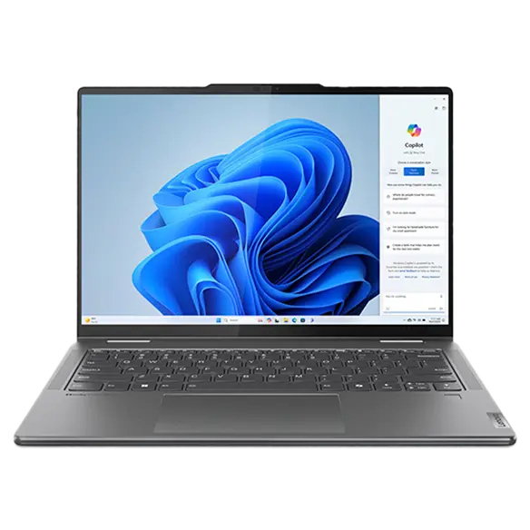 Front view of the Yoga 7 2-in-1 Gen 9 (14 Intel)