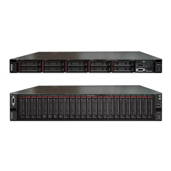 Lenovo ThinkSystem Supercomputing Servers - front facing 2 stack