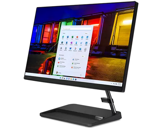 Three-quarter facing Lenovo IdeaCentre AIO 3i Gen 7 All-in-one PC.