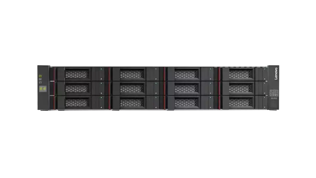 Lenovo Storage DAS D1212 Front View