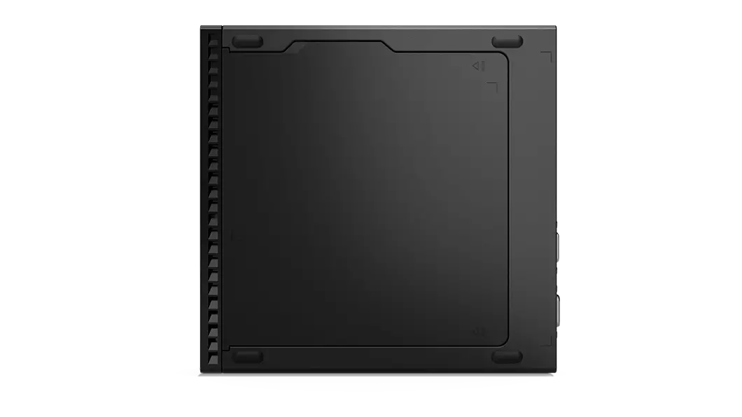 Vista laterale destra del Lenovo ThinkCentre M75q di seconda generazione