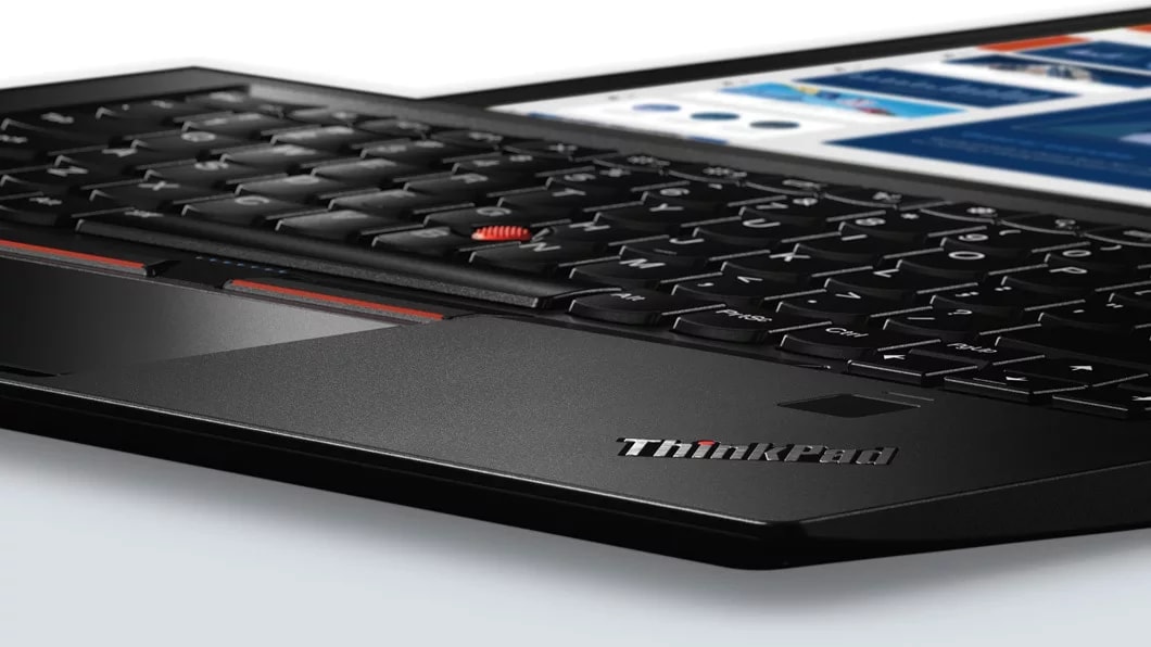 Lenovo ThinkPad X1 Carbon (4th gen) Keyboard and Fingerprint Reader Detail