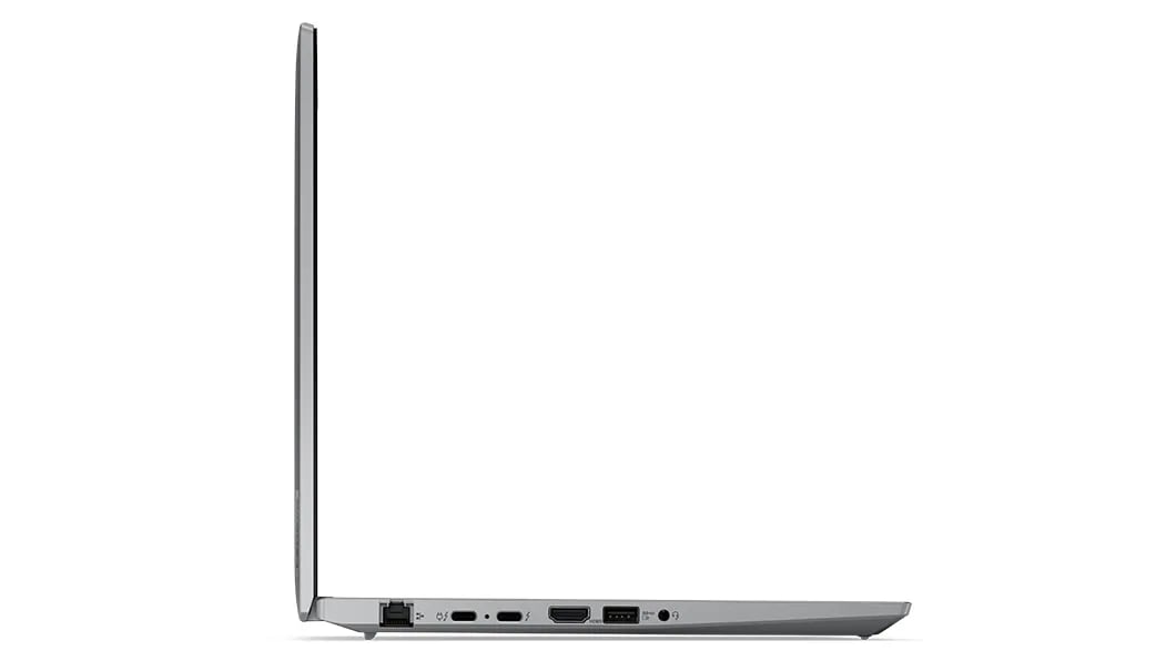 ThinkPad P14s Gen 4 (14, Intel) portable workstation – left side view, lid open