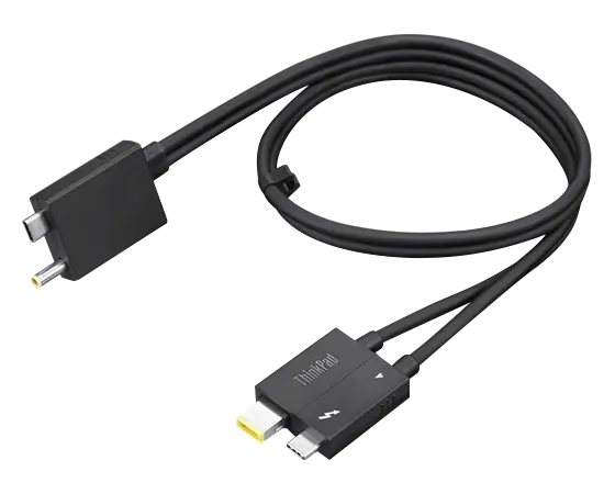 ThinkPad Thunderbolt 4 工作站擴充基座分叉纜線 0.7 m