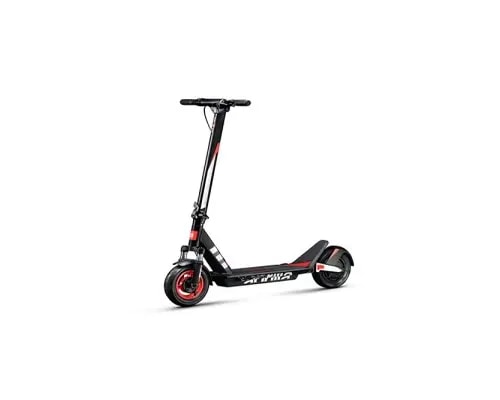IQU Aprilia eSR2 Black Electric Scooter - 10" air chamber tyres - Integrated LED display - 350W Motor Brushless