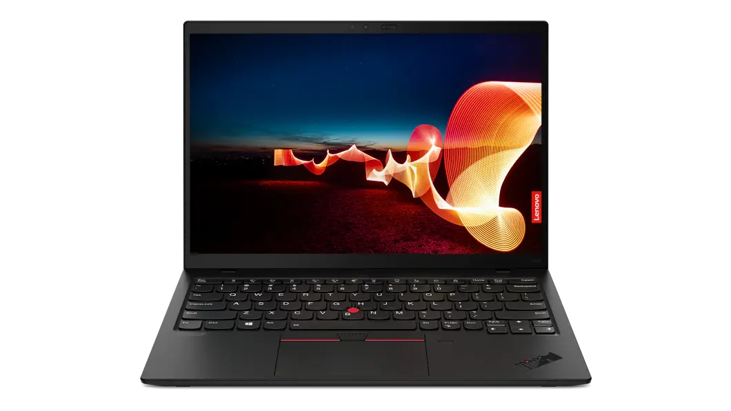 Vista frontal de la laptop ThinkPad X1 Nano de 13” 