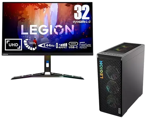 

Lenovo Legion Gaming Bundle 7 13th Generation Intel® Core™ i9-13900KF Processor (E-cores up to 4.30 GHz P-cores up to 5.40 GHz)/No Operating System/1 TB SSD Performance TLC