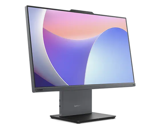 Lenovo ThinkCentre Neo 50a Gen 5 24 inch Intel monitor -- front-left angled view