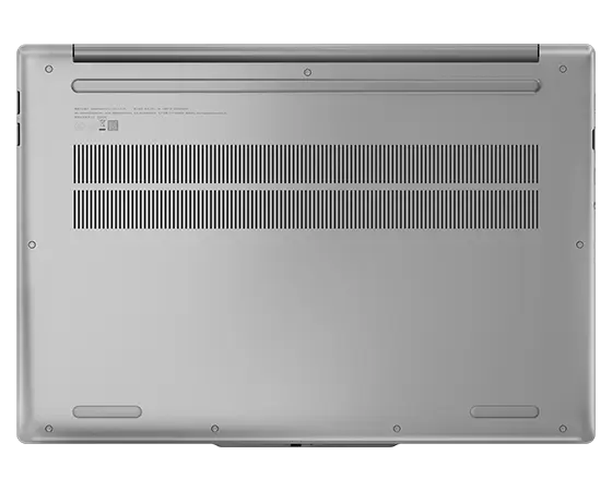 Overhead shot of bottom cover of IdeaPad Slim 5i Gen 9 15&quot; Intel laptop.