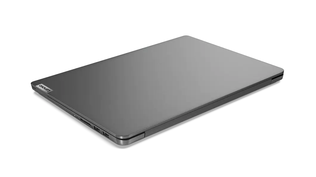 Imagen superior de la computadora portátil IdeaPad 5i Pro 6ta Gen (14&quot;, Intel), en color Storm Grey cerrada