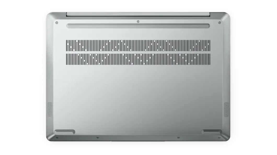 Imagen de la parte de abajo de la laptop IdeaPad 5i Pro 6ta Gen (14&quot;, Intel), en color Cloud Grey