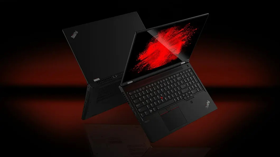 Front and rear views of the ThinkPad T15g laptop