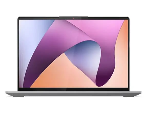 IdeaPad Slim 5 16" 8va Gen - Arctic Grey 82XY005LLM AMD RYZEN 7 7730U 16GB 1TB WIN11 4 Vista frontal del portátil IdeaPad Flex 5 Gen 8 con la pantalla encendida