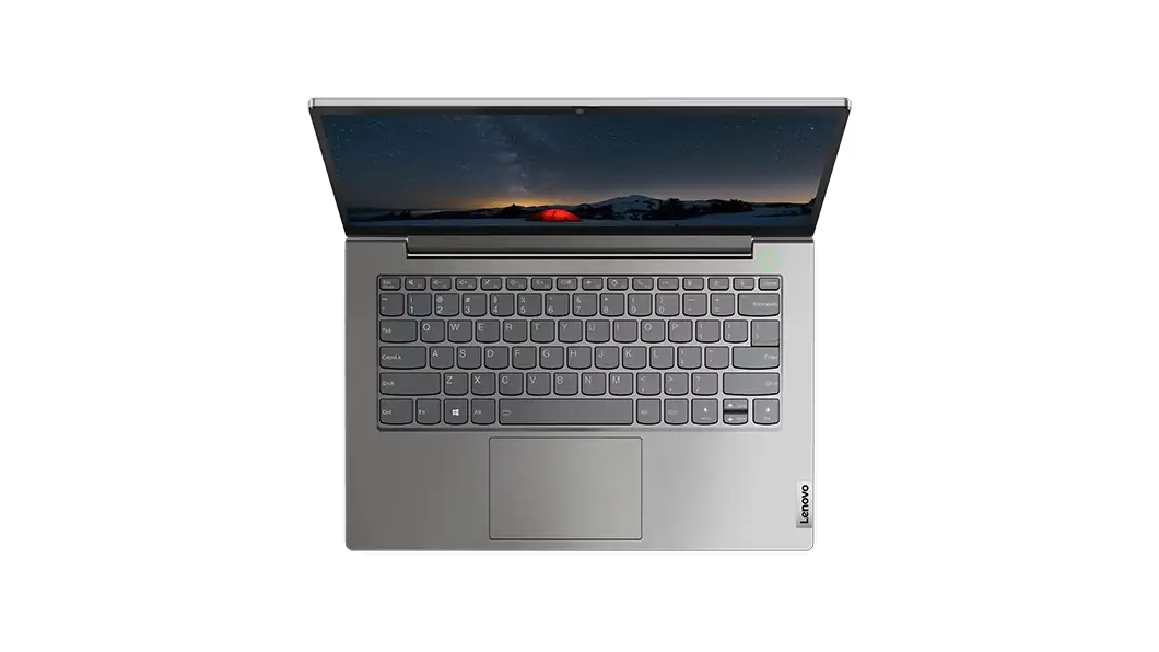 Vista de semiperfil derecho de la laptop Lenovo ThinkBook 14 Gen 3 (14&quot;, AMD)