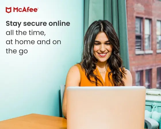 McAfee slide 4 stay secure online US