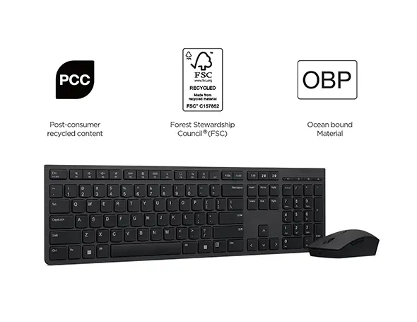 Kit clavier et souris Lenovo: confort et performance