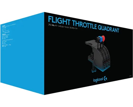 Logitech G Flight Throttle Quadrant Professional Simulation Axis Levers