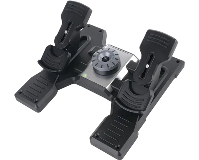 その他 Logicool rudder pedal Logitech G Flight Rudder Pedals Professional Simulation Rudder