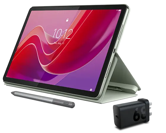 

Lenovo Tab M11 (4GB 128GB) (Wifi) - Luna Grey + Pen, Charging Adaptor + Folio (Green) MediaTek Helio G88 Processor (2.00 GHz )/Android/128 GB eMMC