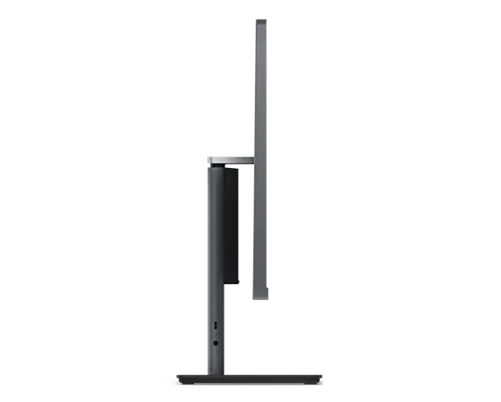 Lenovo ThinkCentre Neo 50a Gen 5 27″ all-in-one desktop PC – left side view.
