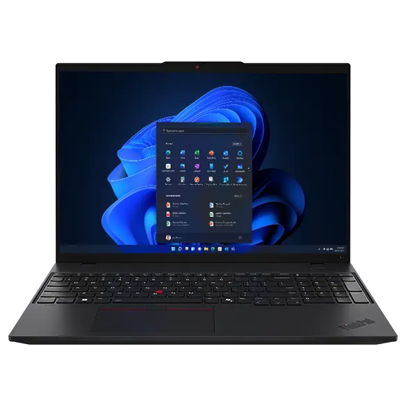 Notebook Lenovo ThinkPad L16 mit Startbildschirm auf dem Display