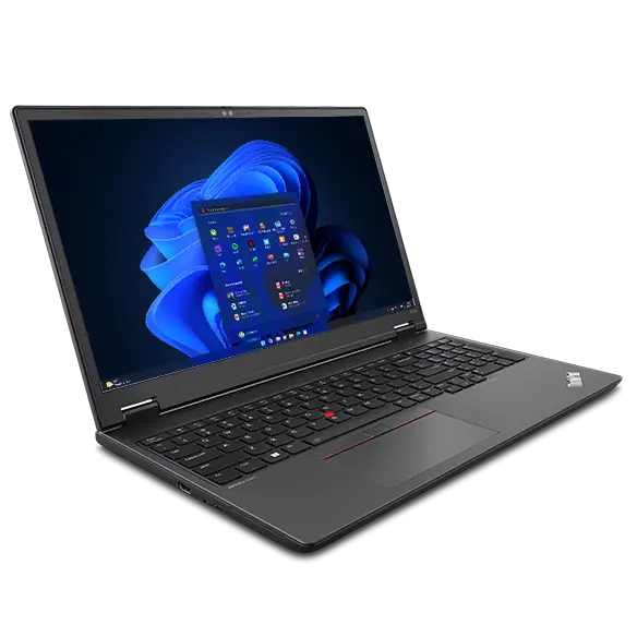 Lenovo ThinkPad L16 P16v G2 mobile workstation front-faced right.