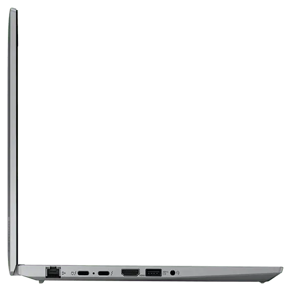 Mobile Workstation ThinkPad P14s Gen 4 (14" Intel) – Seitenansicht von links, Gehäusedeckel geöffnet