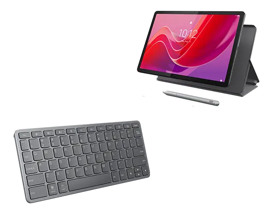 

Lenovo Tab M11 (4GB 128GB) (Wifi) - Luna Grey + Pen + Folio (Green) & Wireless Keyboard MediaTek Helio G88 Processor (2.00 GHz )/Android/128 GB eMMC