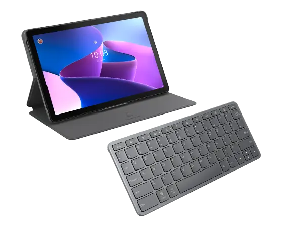

Lenovo Tab M10 (3rd Gen) (4GB 64GB) (Wifi) - Storm Grey + Folio + Wireless Keyboard Unisoc T610 Processor (1.80 GHz )/Android/64 GB eMCP