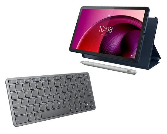 

Lenovo Tab M10 5G (4GB 128GB) (Wifi + 5G) + Pen, Folio & Wireless Keyboard Qualcomm® Snapdragon™ 695 Processor (2.20 GHz )/Android/128 GB UFS 2.2