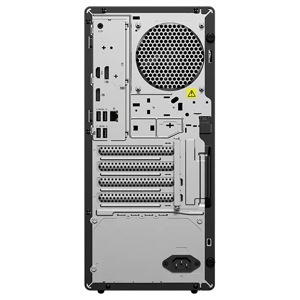 Lenovo ThinkCentre M90t Gen 4 tower PC — rear view