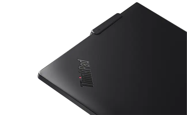 The top cover of the Lenovo ThinkPad T14s Gen 6 notebook computer is decorated with recycled carbon fiber polymer, giving it a bright and stylish look.