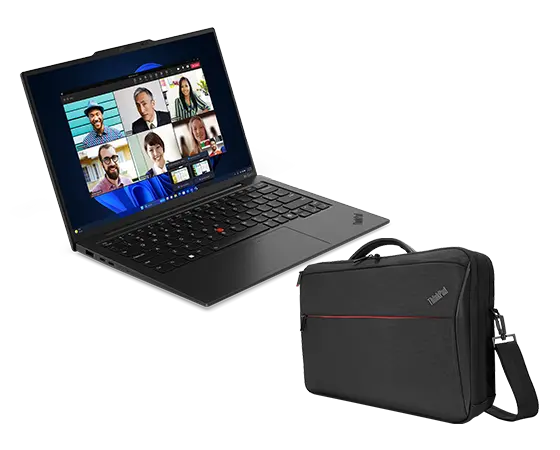 Lenovo ThinkPad X1 Carbon Gen 12 + Borsa ThinkPad Topload Processador Intel® Core™ Ultra 7 155U (núcleos de eficiência de até 3,80 GHz núcleos de desempenho de até 4,80 GHz)/Windows 11 Pro/1 TB SSD  Performance TLC Opal