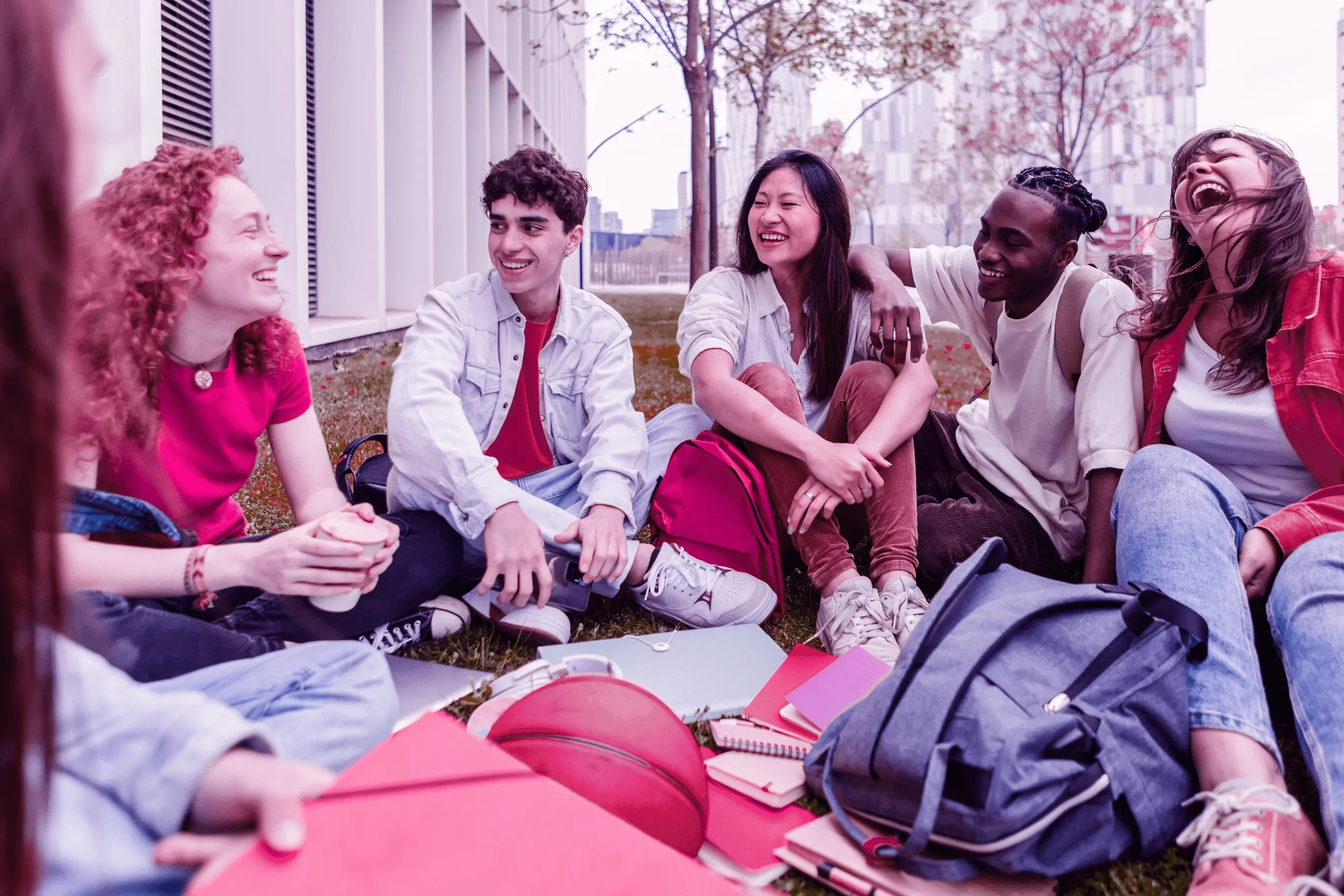 Teacher helping child with schoolwork