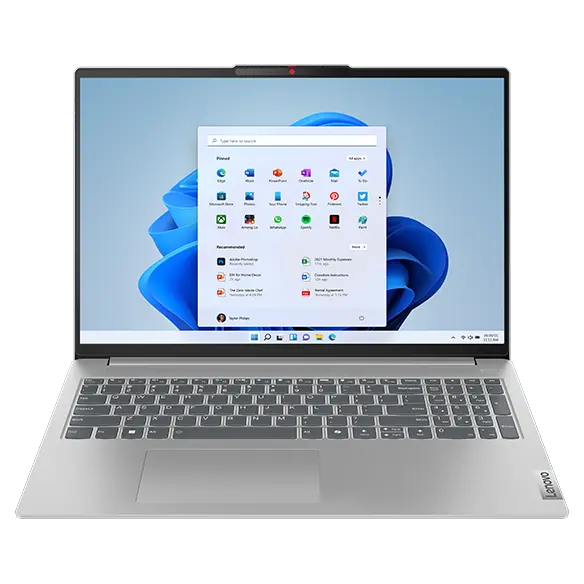 Front-facing view of IdeaPad Slim 5i laptop