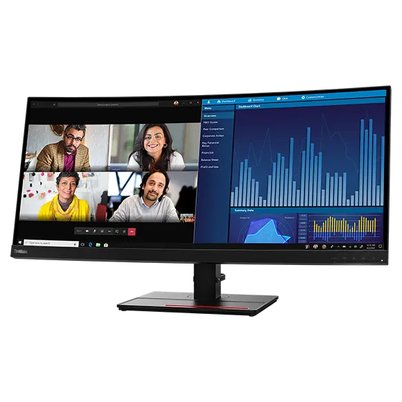 

Lenovo ThinkVision P34w-20 34.14" Curved 21:9 UWQHD USB-C Docking Monitor