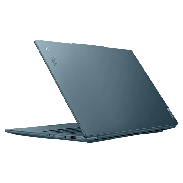 Yoga Pro 7 Gen 9 (14″ AMD) in Tidal Teal rear facing right