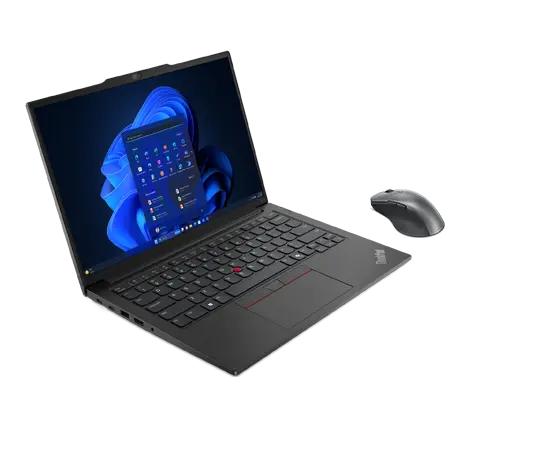 Lenovo ThinkPad E14 Gen 6 (ULT5 16G 512G) + Rechargable Bluetooth Mouse Processador Intel® Core™ Ultra 5 125U (núcleos de eficiência de até 3,60 GHz núcleos de desempenho de até 4,30 GHz)/Windows 11 Pro/512 GB SSD M.2 2242 PCIe Gen4 TLC Opal