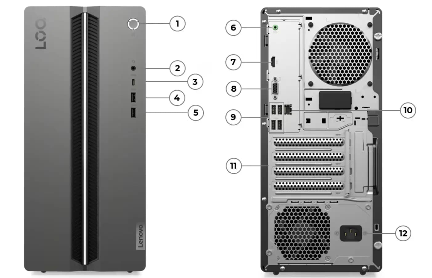 Lenovo LOQ Tower 17IRR9 (17L, Gen 9) I Powered by Intel