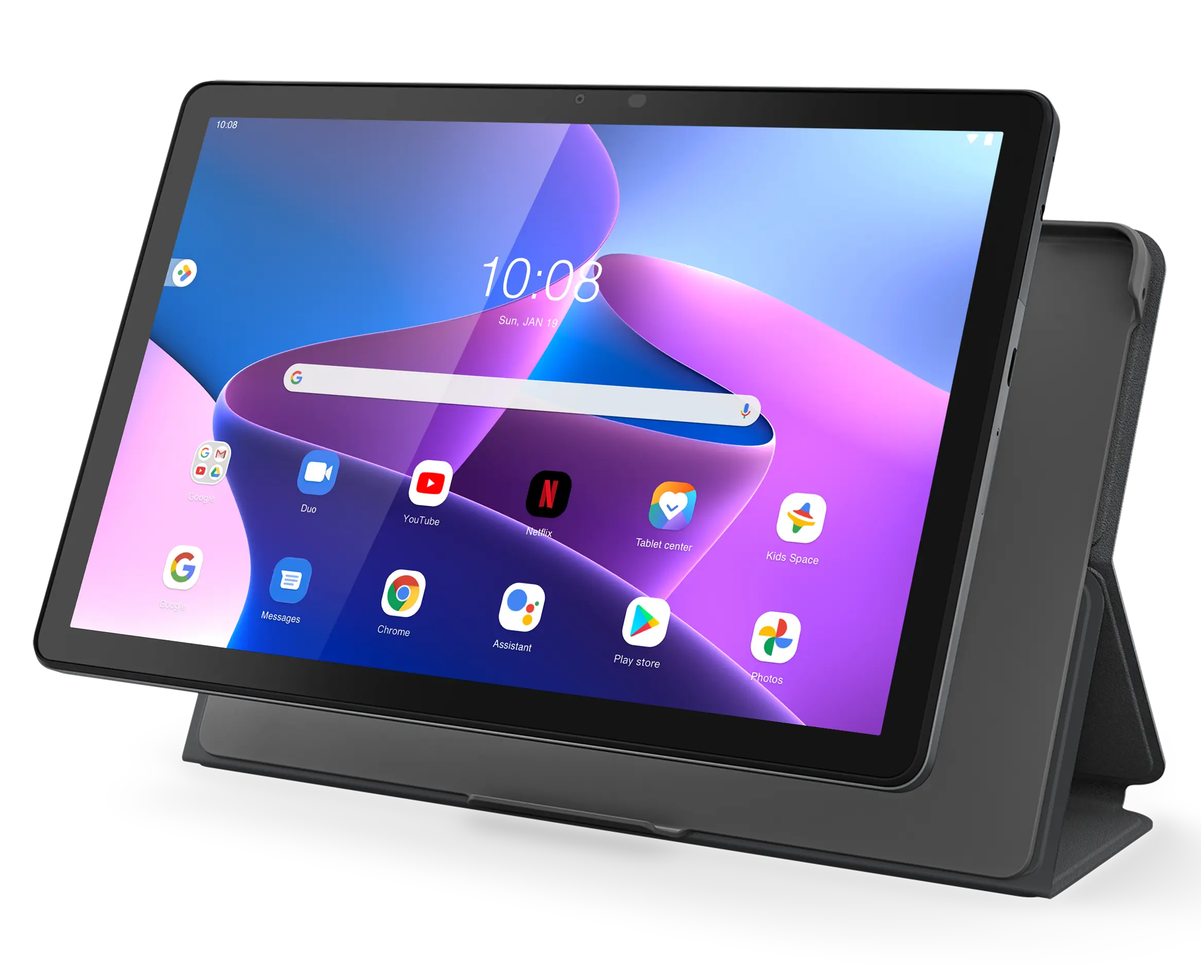 Lenovo Tab M10 (3rd Gen) (4GB 64GB) (Wifi) - Storm Grey + Folio Processore Unisoc T610 (da 1,8 GHz )/Android/64 GB eMCP