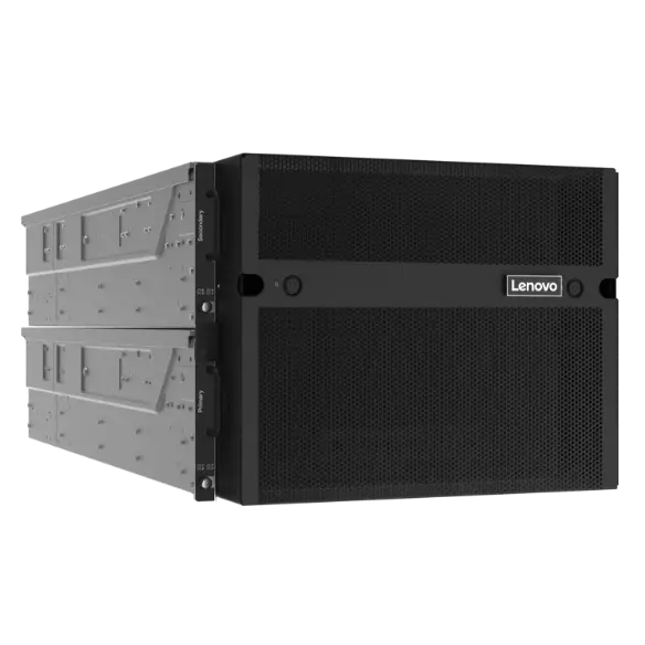 Lenovo ThinkSystem SR950 V3 front view with bezel