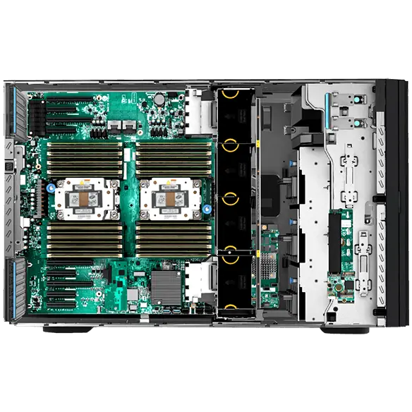 ThinkSystem ST650 V3 internal view