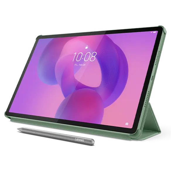 

Lenovo Idea Tab Pro (8GB 128GB) (Wifi) - Luna Grey + Pen & Folio (Green) MediaTek Dimensity 8300 Processor (3.35 GHz )/Android/128 GB UFS 3.1