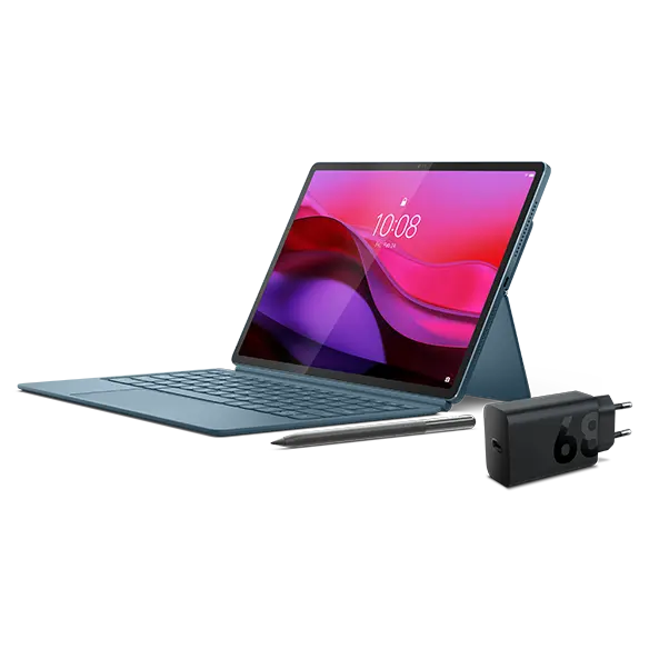 Lenovo Yoga Tab (16GB 256GB) (Wifi) - Tidal Teal + Charging Adaptor Qualcomm® Snapdragon™ 8 Gen 3 Processor (da 3,3 GHz )/Android/256 GB UFS 4.0