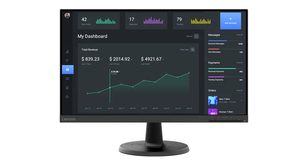 Monitor Lenovo C24-40 de 23,8"