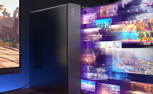 מחשב נייח LOQ Tower 17IAX10 91AY001QYS מבית Lenovo Dual SSD slots and tool-free access make for easy upgrades on the Lenovo LOQ Tower 17IAX10 desktop.