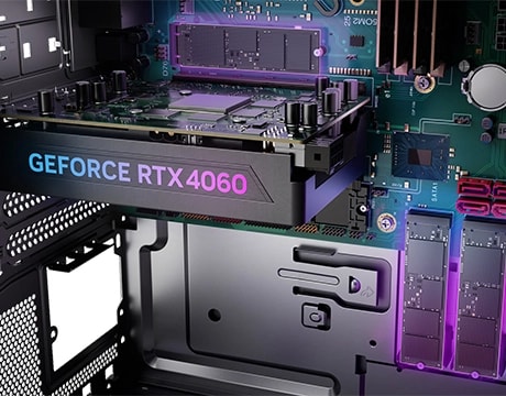 Optional NVIDIA GFX and Gen5 PCIe SSD delivers rapid boot times and high-speed file access for demanding tasks on the Lenovo ThinkCentre M90t Gen 6 tower.