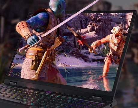 Vibrant visuals at every instance render real-life quality to games on the Lenovo Legion 5 Gen 10 laptop.