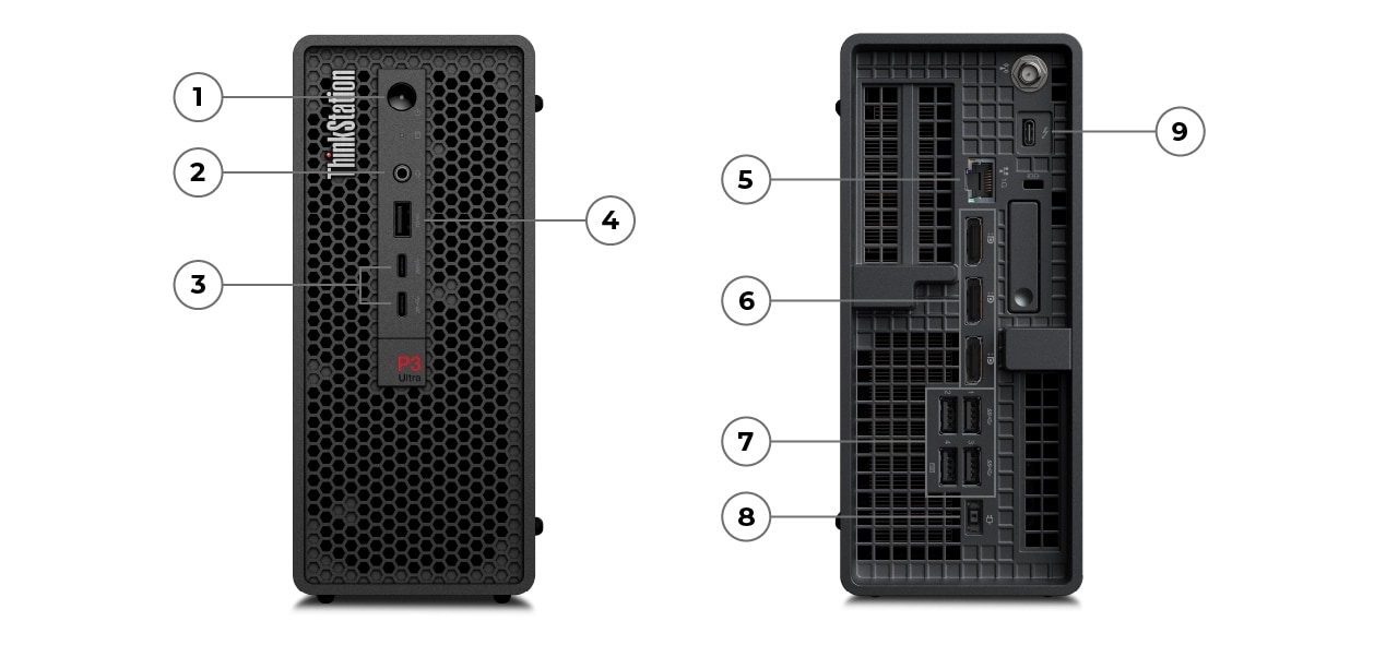 ThinkStation P3 Ultra SFF Gen 2 (Intel)| AI-Ready 3.9L Workstation